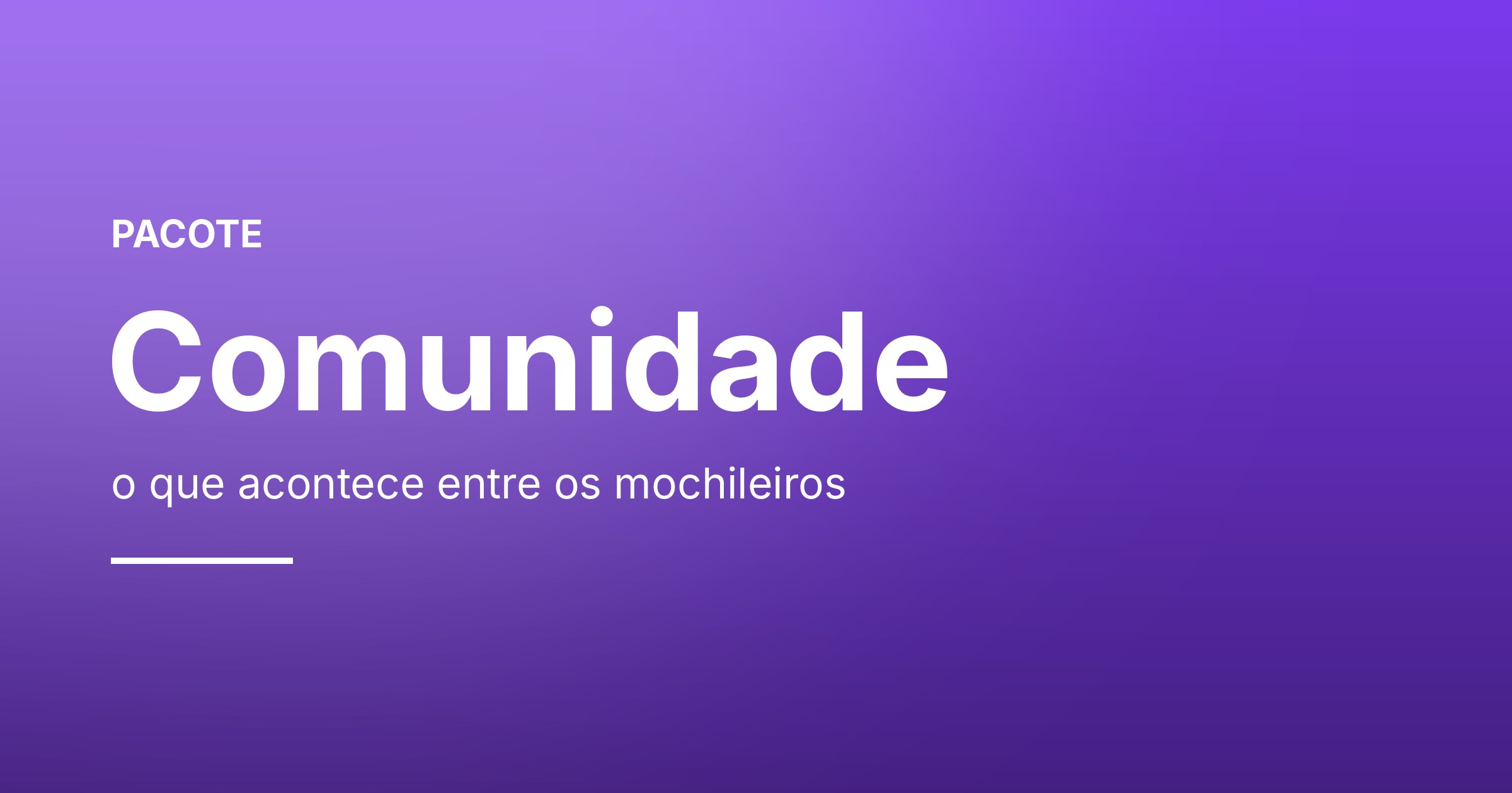 Comunidade